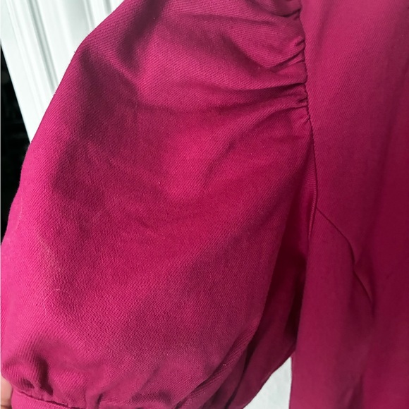 Women's Raspberry denim Mini dress - Picture 5 of 13